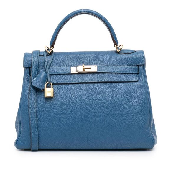 Pre Loved hermes Women Blue Satchel - Picture 1 of 8
